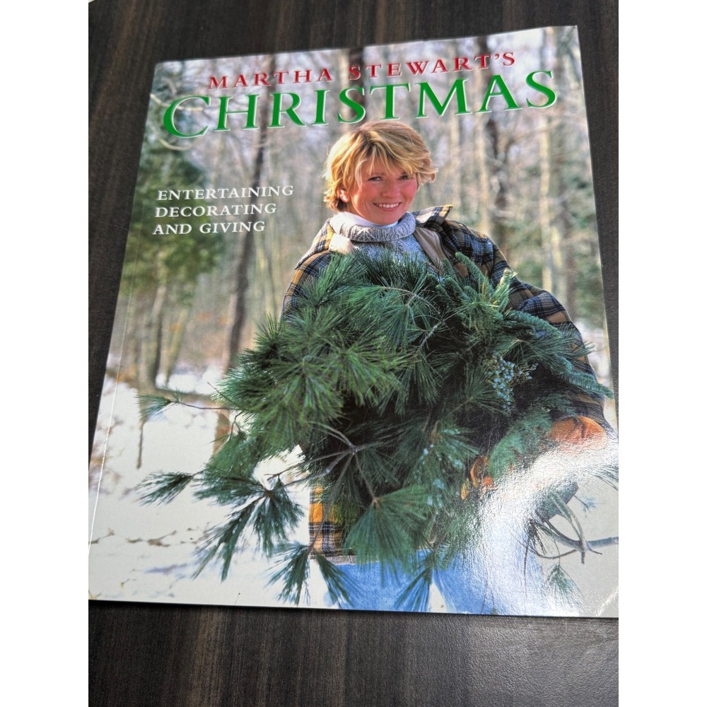 Martha Stewart's Christmas Entertaining Decorating and Giving Hardcover Book